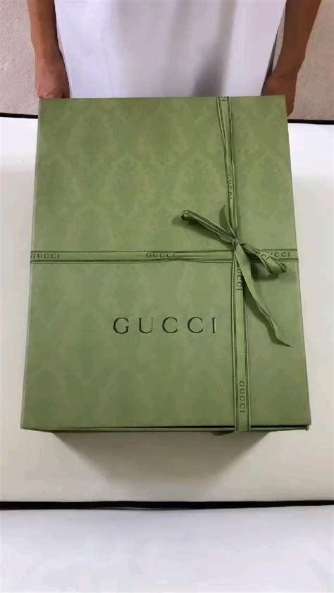 are any gucci boxes white|Gucci packaging bag.